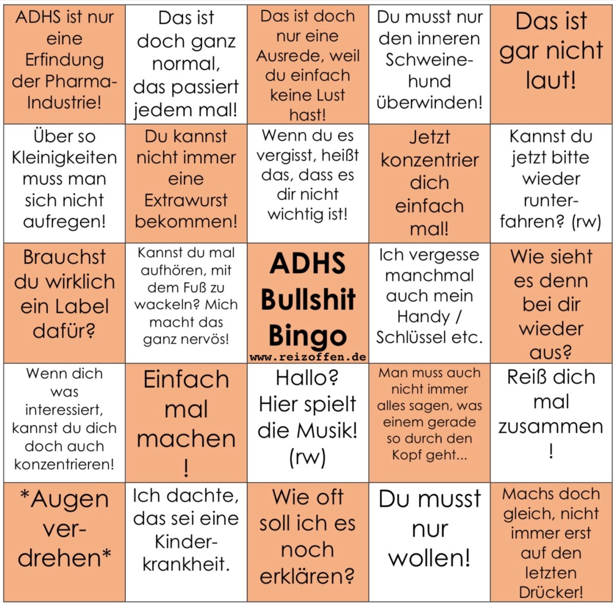 ADHS-Bullshit-Bingo