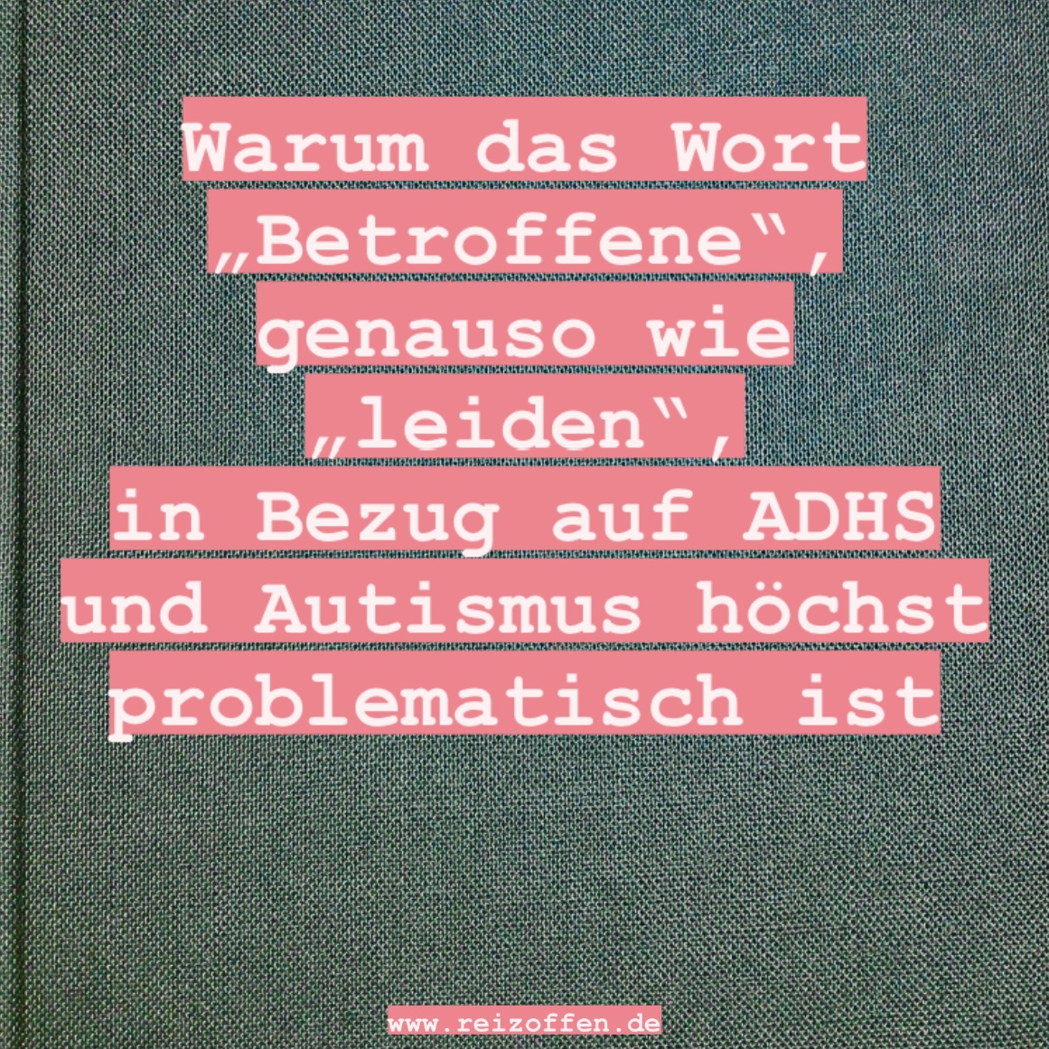 Ableistische Sprache bei ADHS und&nbsp;Autismus